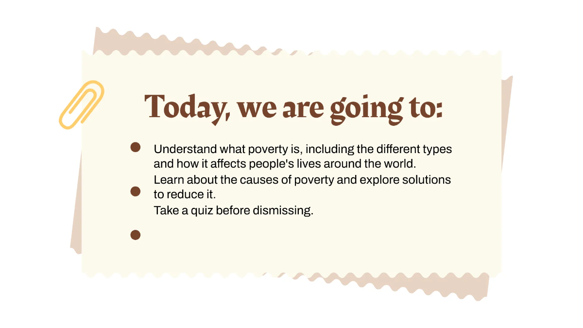 Free Poverty Template to Edit Online