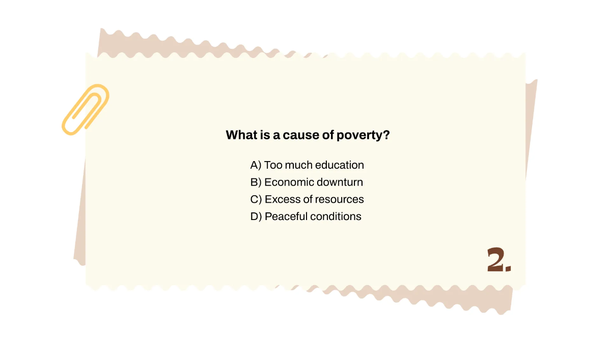 Free Poverty Template to Edit Online