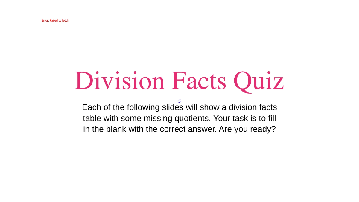 Free Division Facts Up To 10 Template to Edit Online