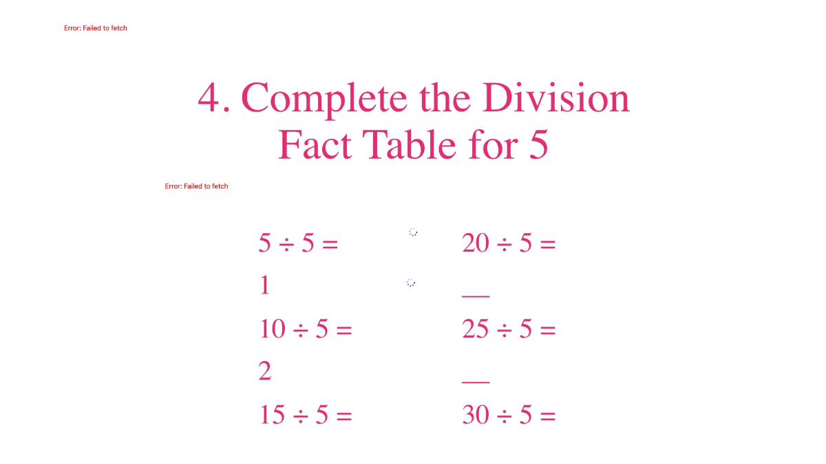 Free Division Facts Up To 10 Template to Edit Online