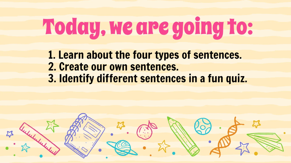 Free Different Types of Sentences Template to Edit Online