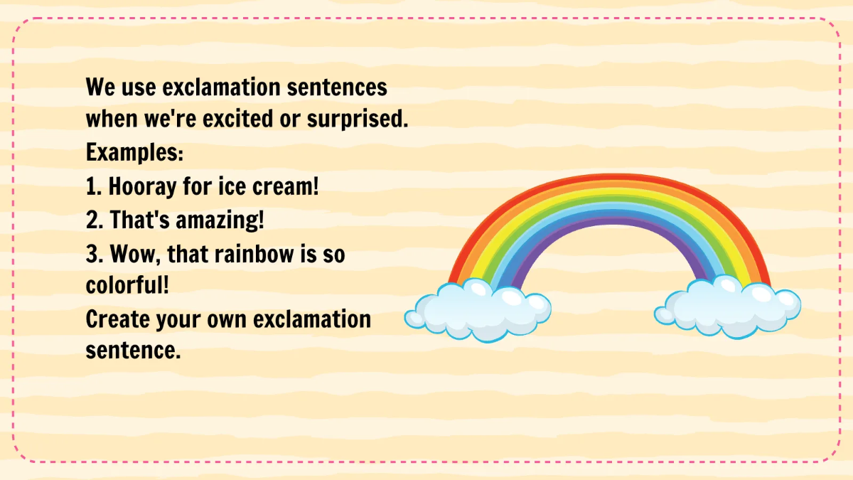 Free Different Types of Sentences Template to Edit Online