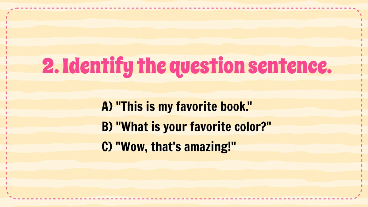 Free Different Types of Sentences Template to Edit Online