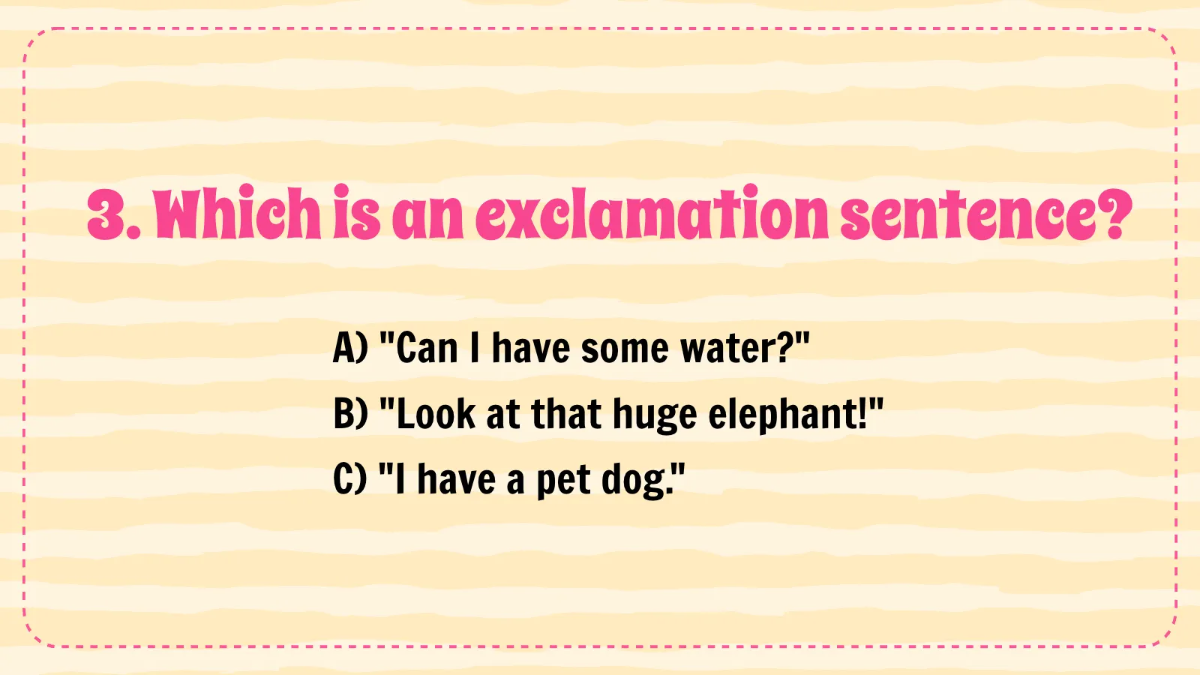 Free Different Types of Sentences Template to Edit Online