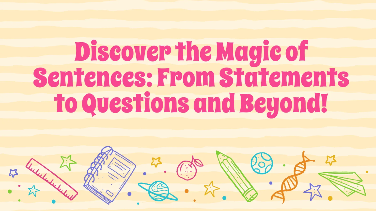 Free Different Types of Sentences Template to Edit Online