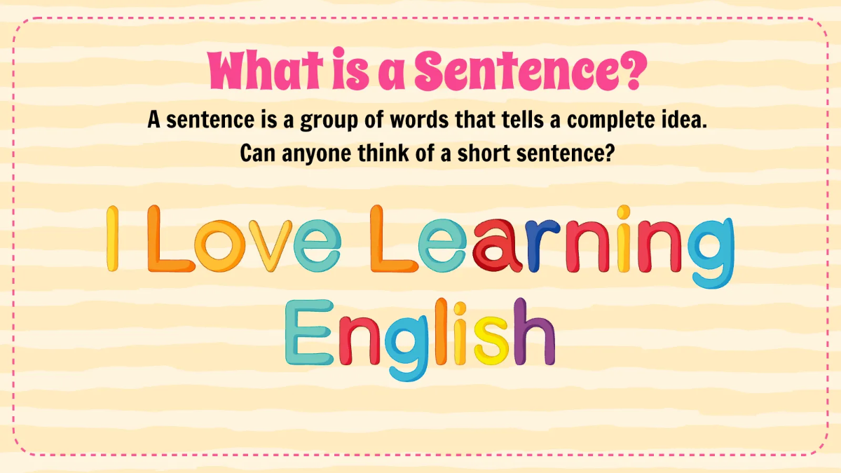 Free Different Types of Sentences Template to Edit Online