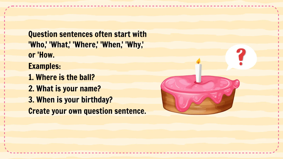 Free Different Types of Sentences Template to Edit Online