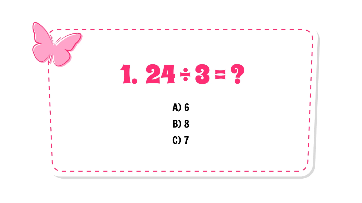 Free Dividing 2-Digit Numbers By 1-Digit Numbers Template to Edit Online