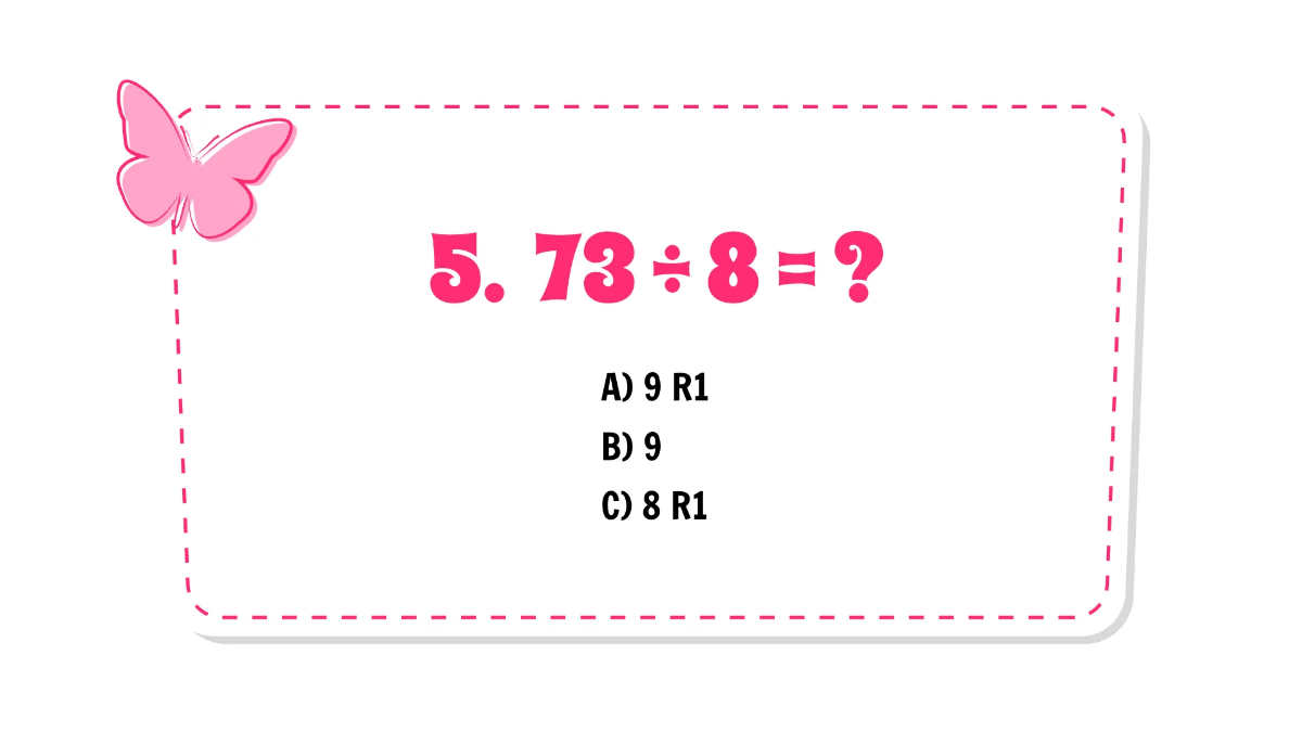 Free Dividing 2-Digit Numbers By 1-Digit Numbers Template to Edit Online