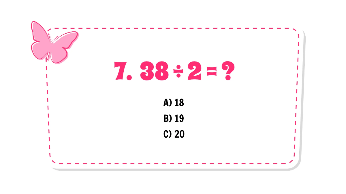 Free Dividing 2-Digit Numbers By 1-Digit Numbers Template to Edit Online