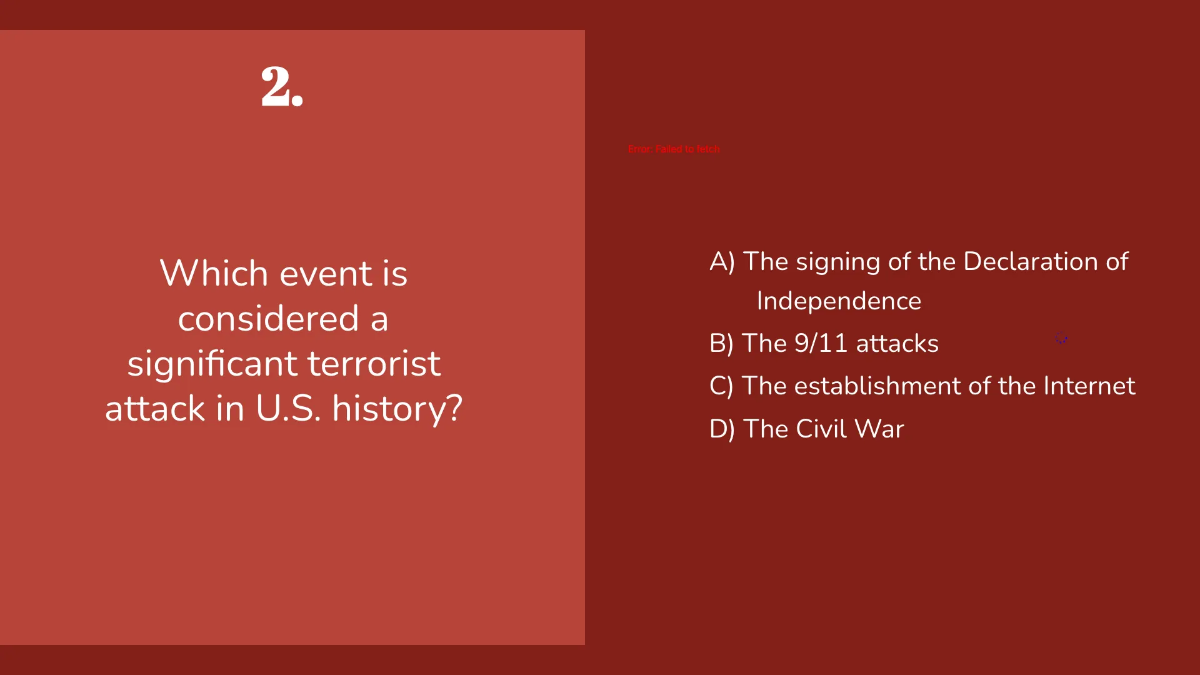 Free Terrorism and National Security Template to Edit Online