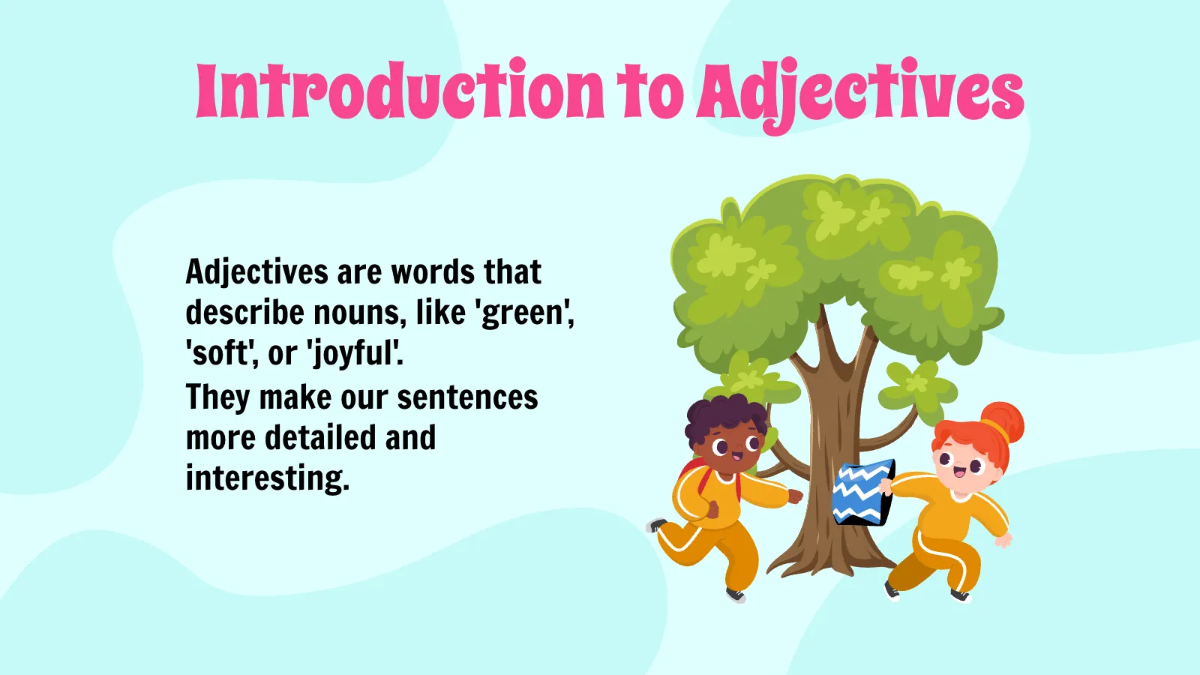 Free Nouns, Verbs, and Adjectives Template to Edit Online