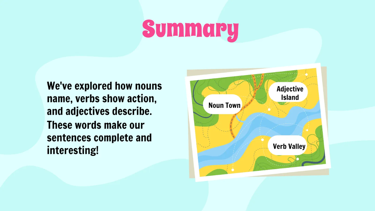 Free Nouns, Verbs, and Adjectives Template to Edit Online