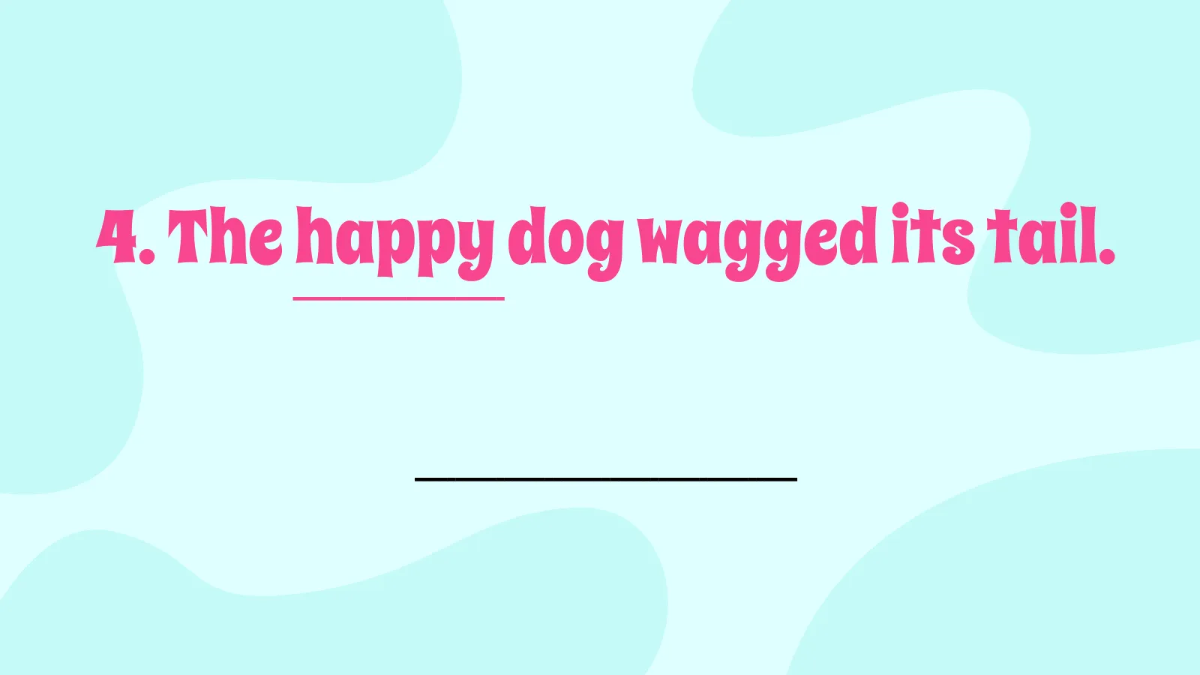 Free Nouns, Verbs, and Adjectives Template to Edit Online