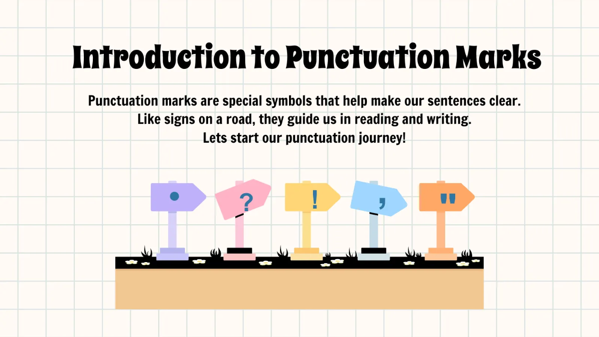 Free Punctuation Lesson Template to Edit Online