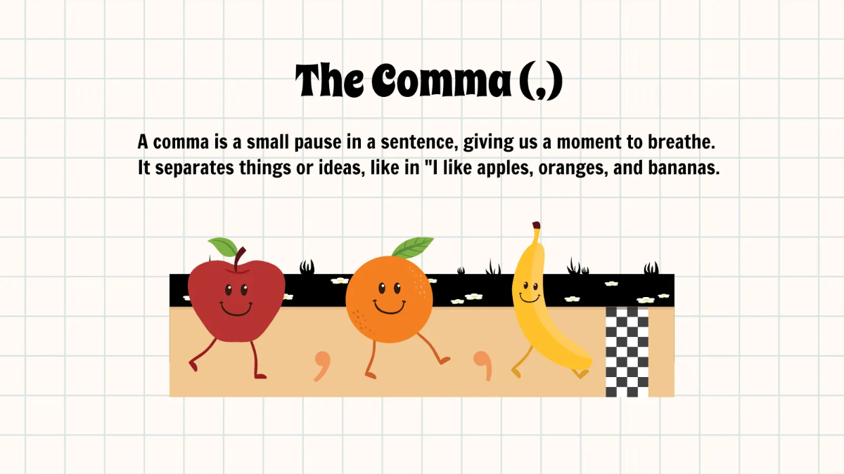 Free Punctuation Lesson Template to Edit Online