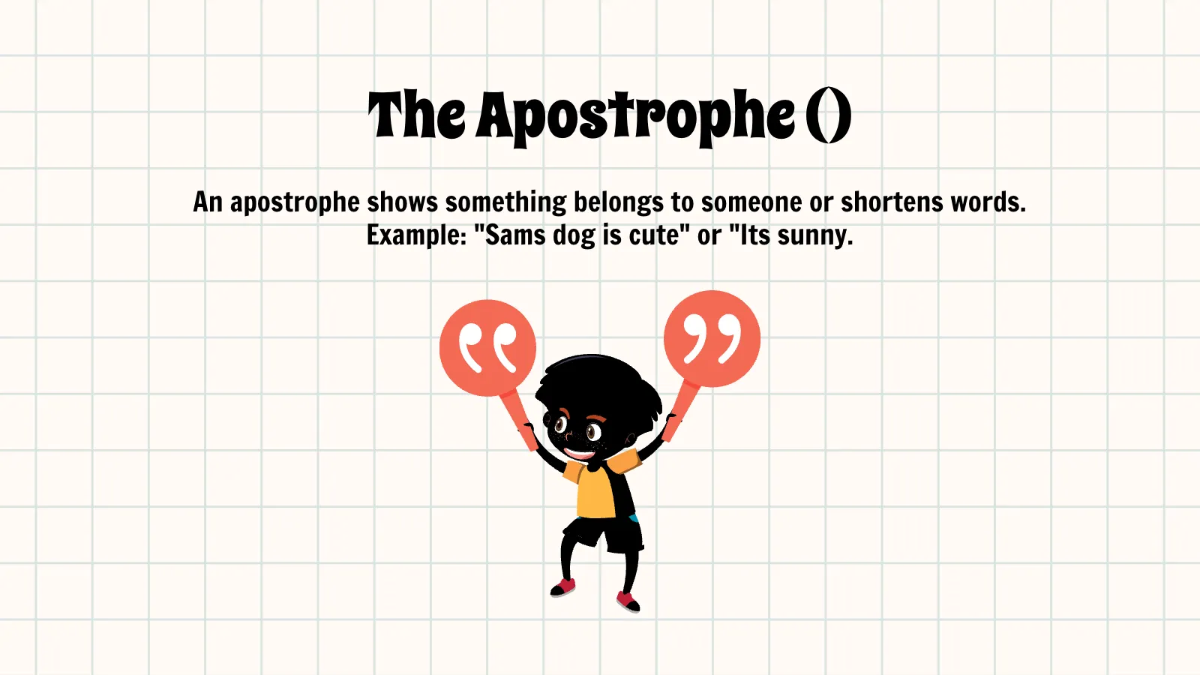 Free Punctuation Lesson Template to Edit Online