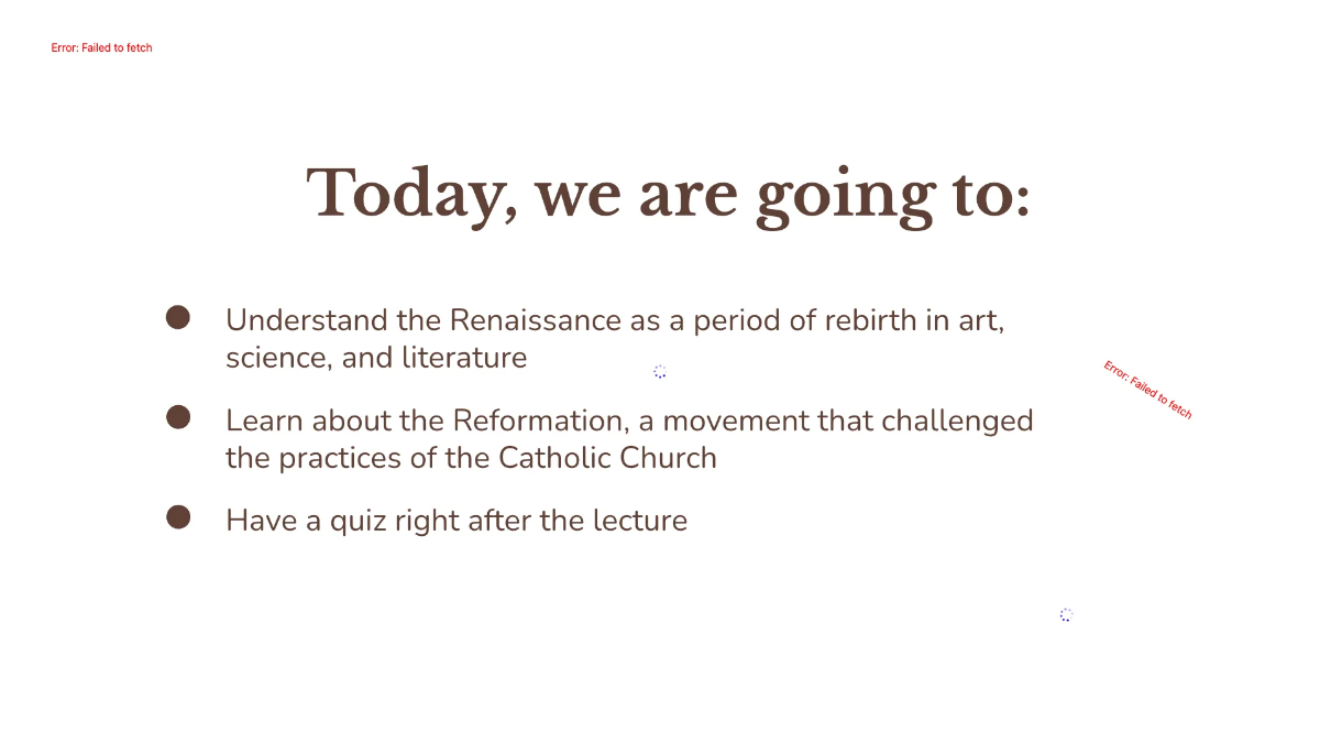Free The Renaissance and Reformation Template to Edit Online