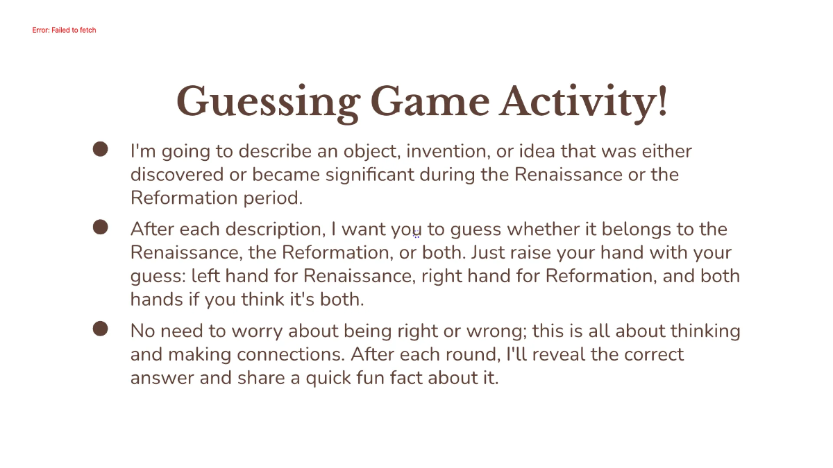 Free The Renaissance and Reformation Template to Edit Online