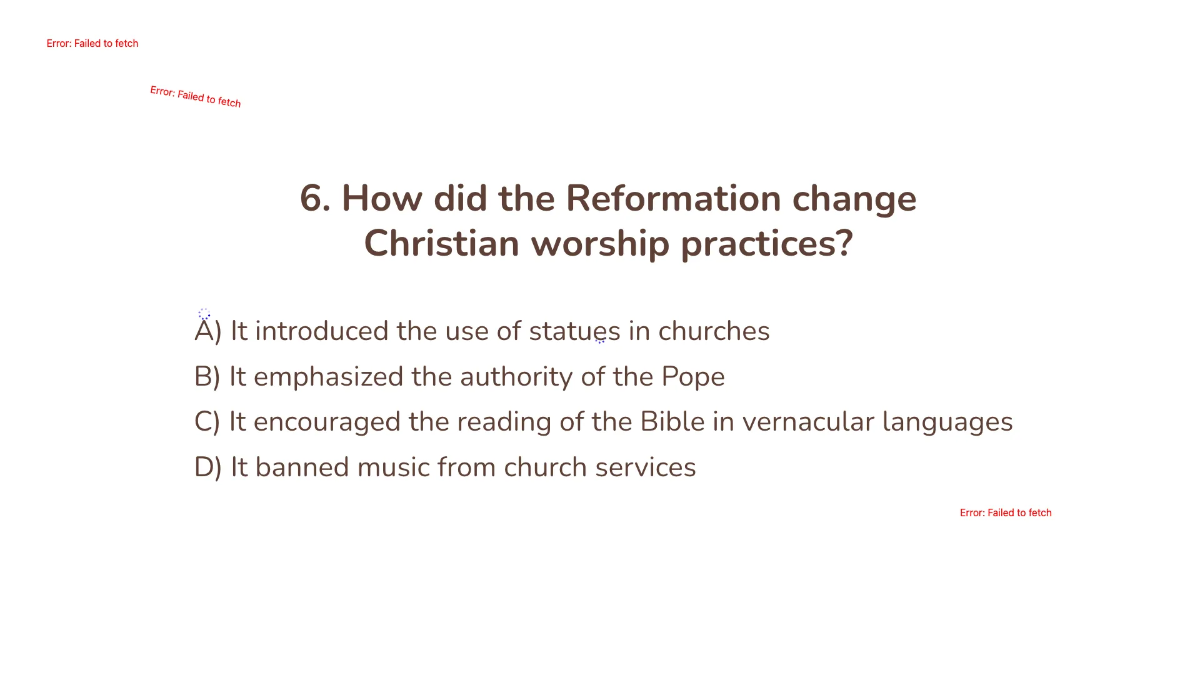 Free The Renaissance and Reformation Template to Edit Online
