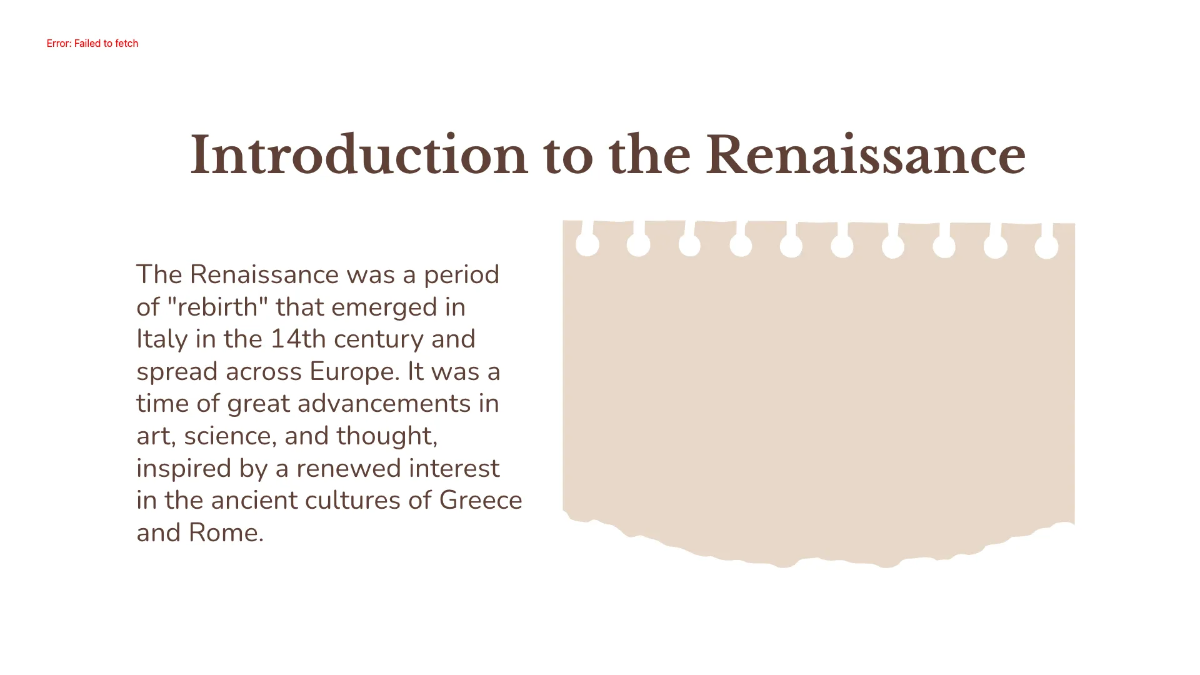 Free The Renaissance and Reformation Template to Edit Online