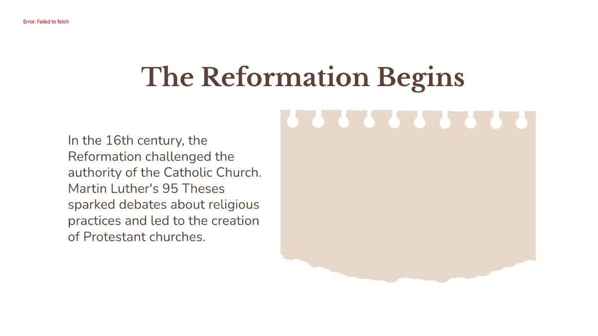 Free The Renaissance and Reformation Template to Edit Online