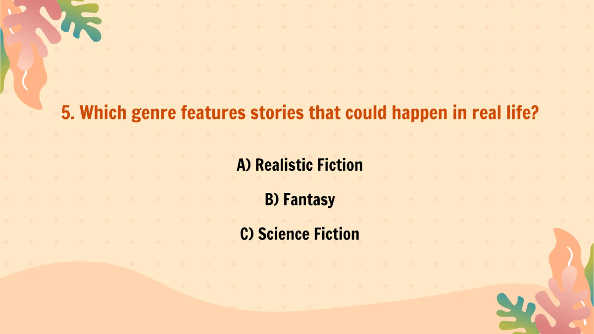 Free Recognizing Different Genres Template to Edit Online