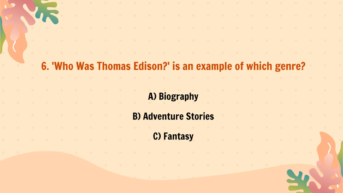 Free Recognizing Different Genres Template to Edit Online