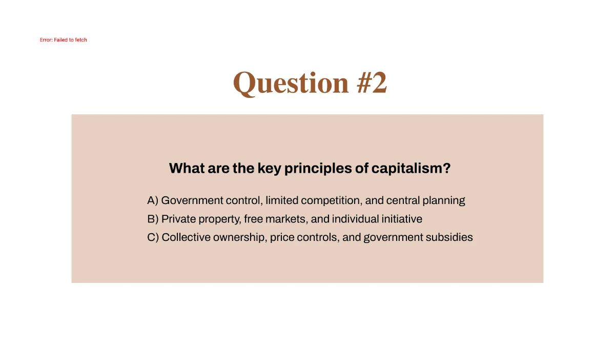 Free Capitalism Template to Edit Online