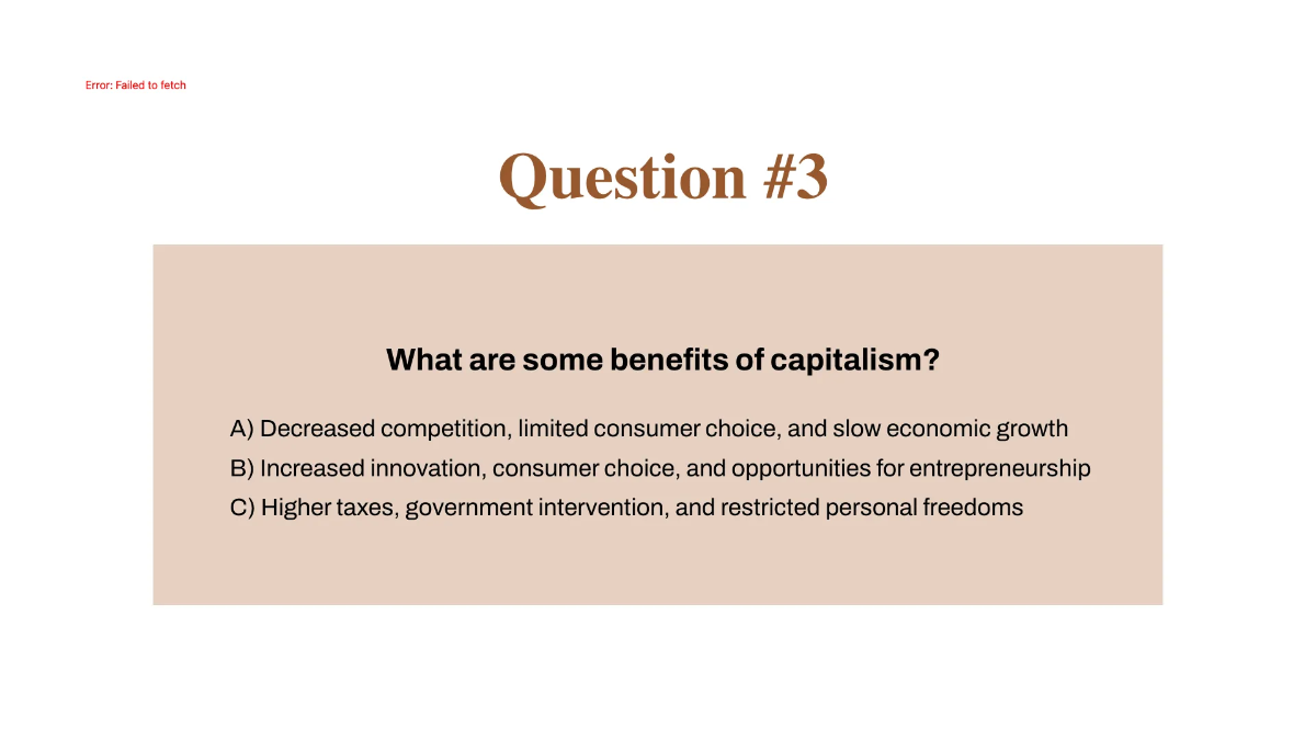 Free Capitalism Template to Edit Online