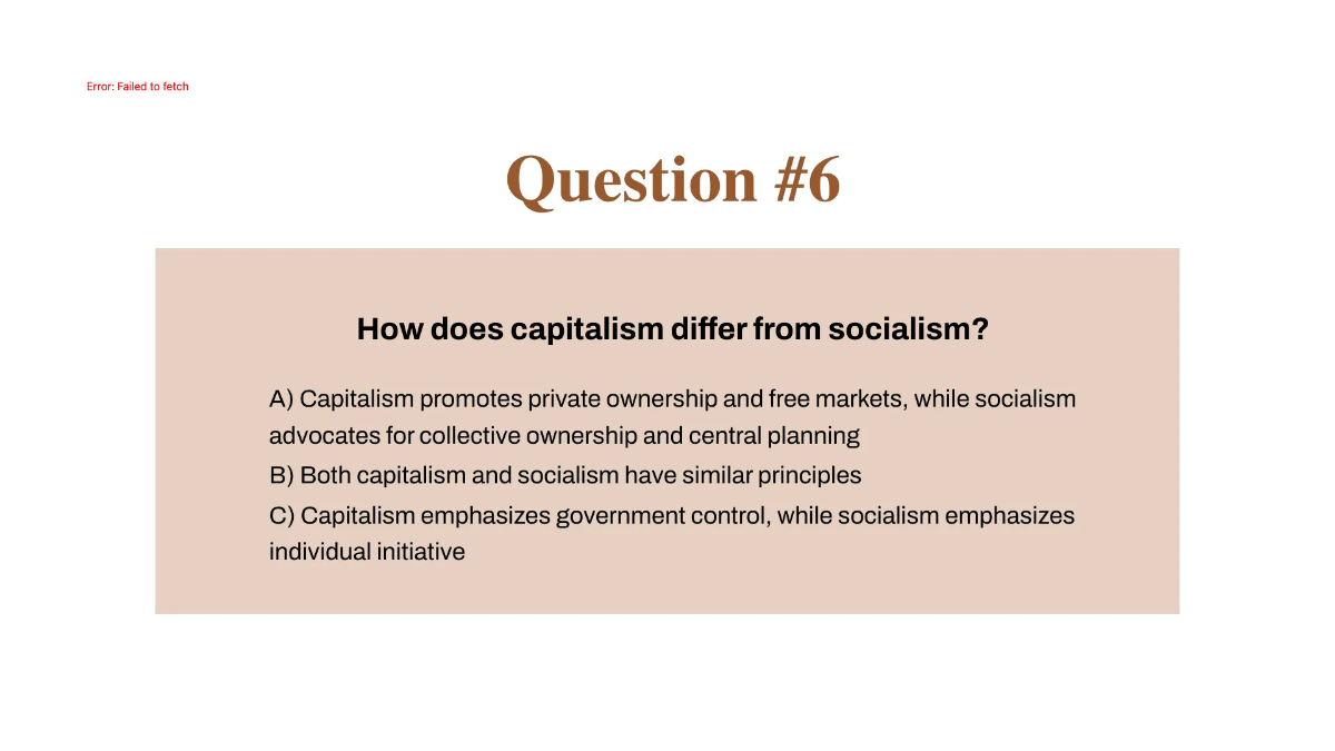 Free Capitalism Template to Edit Online