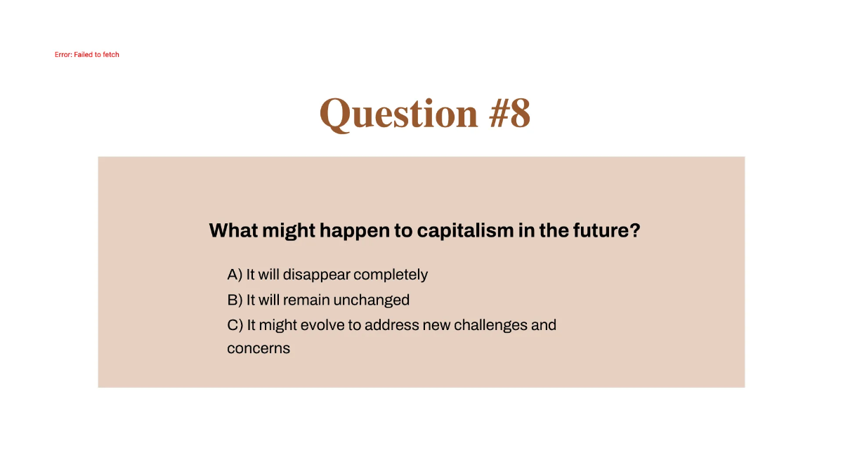 Free Capitalism Template to Edit Online