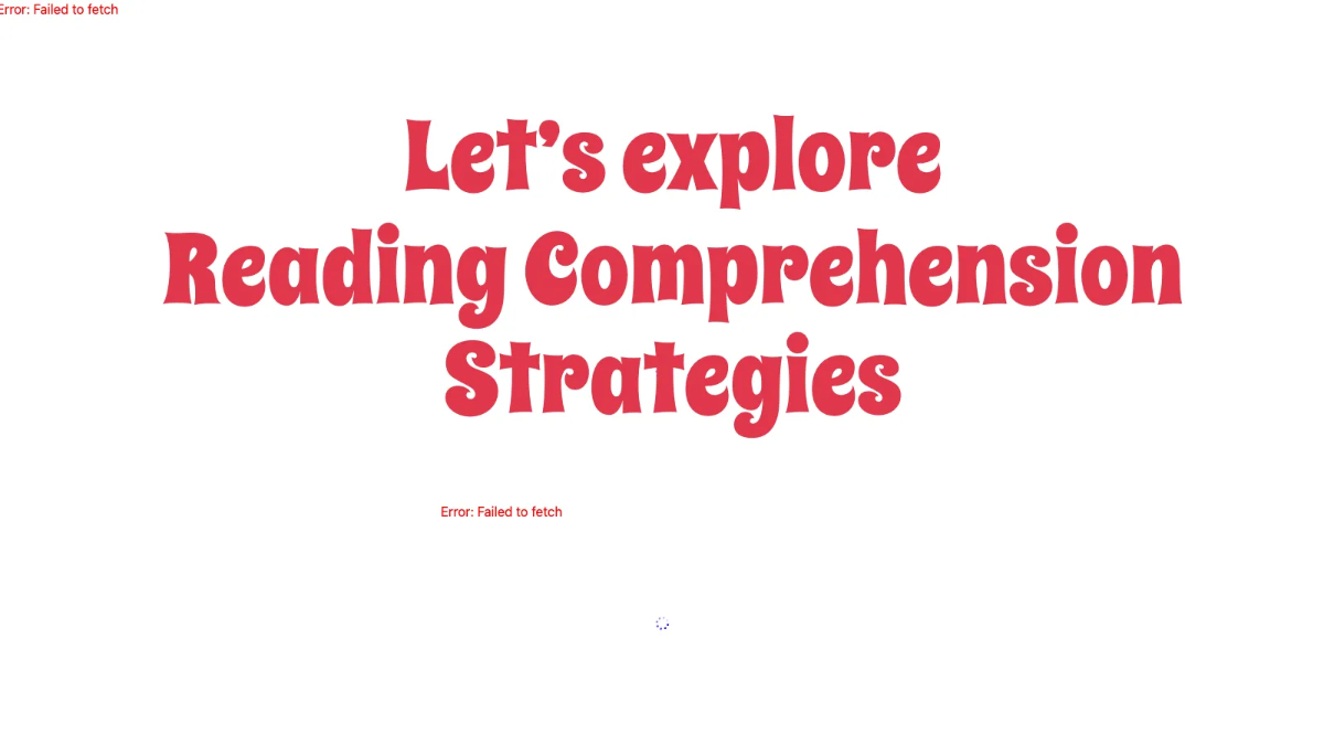 Free Reading Comprehension Strategies Template to Edit Online