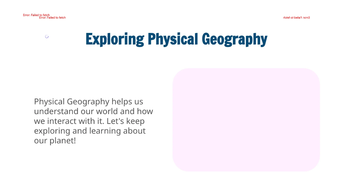 Free Physical Geography Template to Edit Online