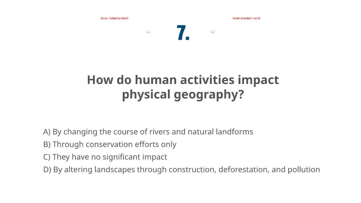 Free Physical Geography Template to Edit Online