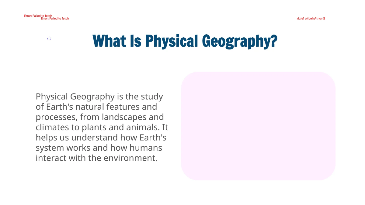 Free Physical Geography Template to Edit Online