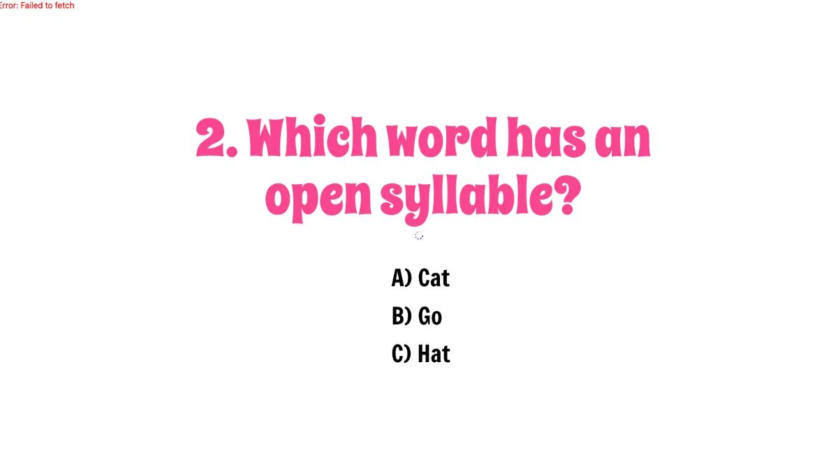 Free Syllable Types Template to Edit Online