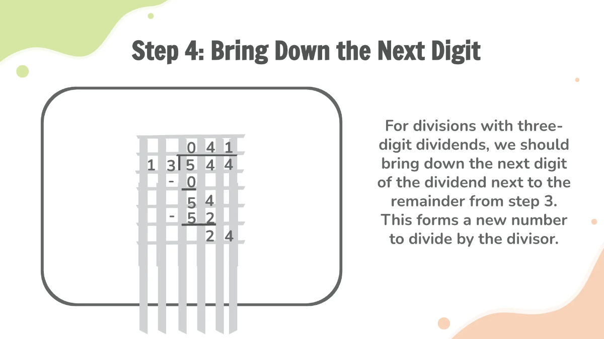 Free Dividing 2-Digit and 3-Digit Numbers By 2-Digit Numbers Template to Edit Online
