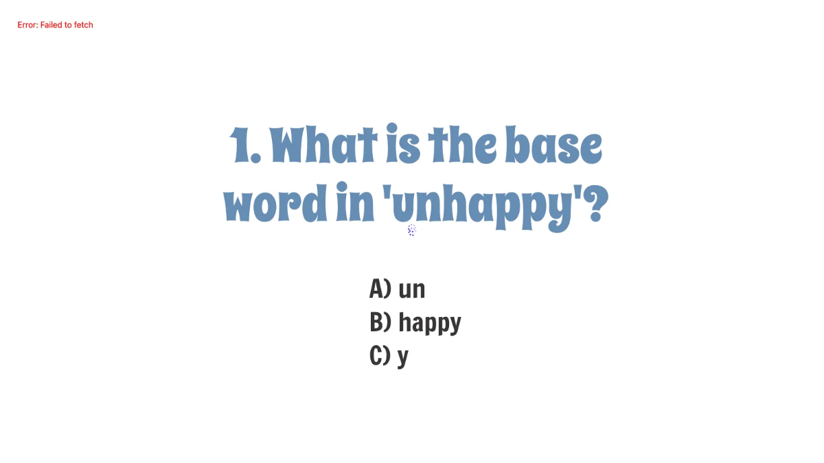 Free Identifying Base Words, Prefixes, and Suffixes Template to Edit Online