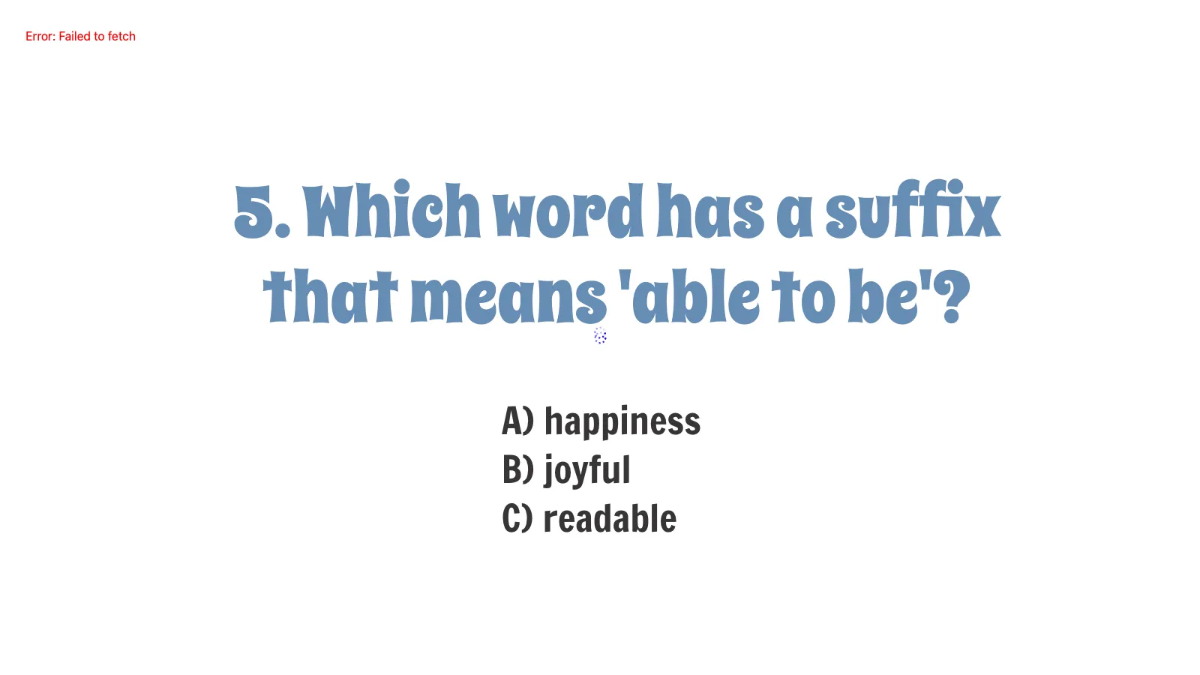 Free Identifying Base Words, Prefixes, and Suffixes Template to Edit Online