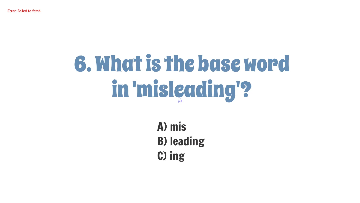 Free Identifying Base Words, Prefixes, and Suffixes Template to Edit Online