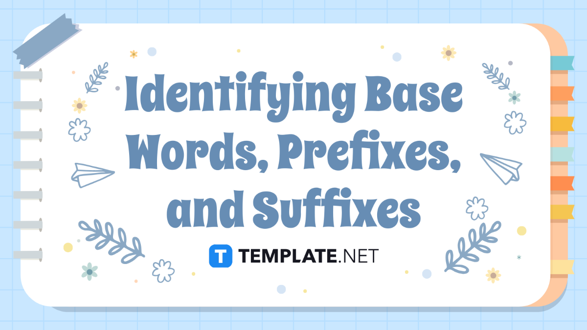 Identifying Base Words, Prefixes, and Suffixes