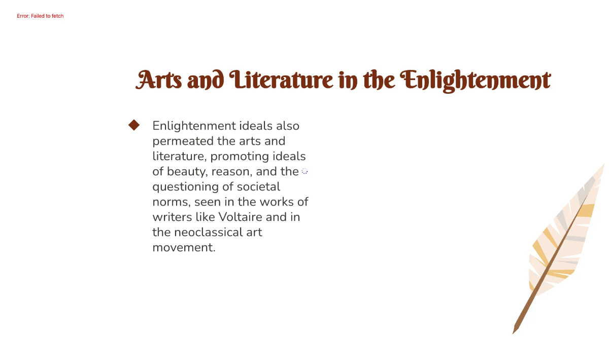 Free Age of Enlightenment Template to Edit Online