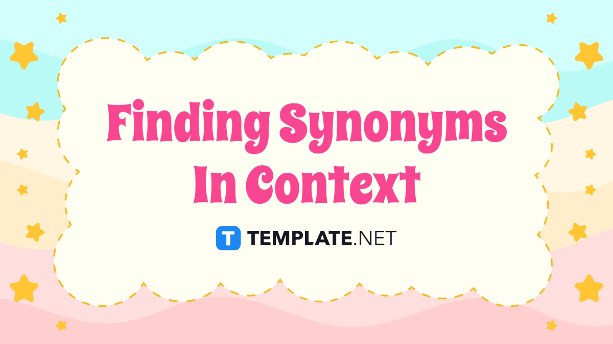 Finding Synonyms In Context