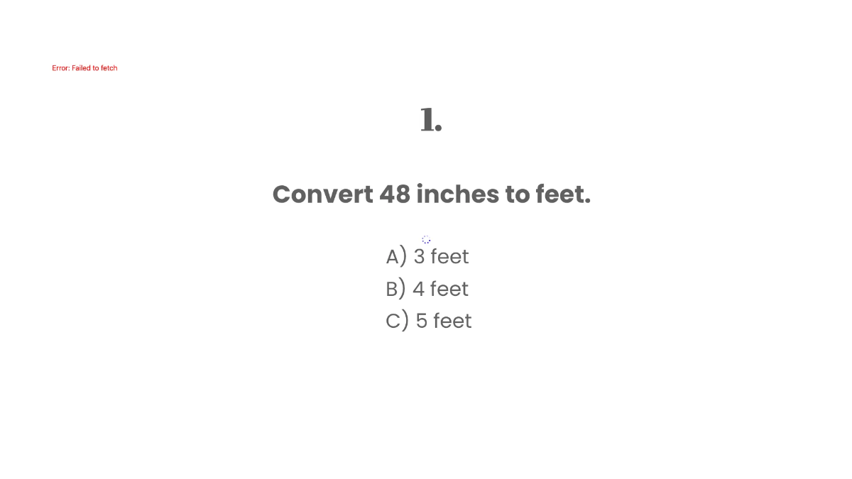 Free Customary Units of Distance Template to Edit Online