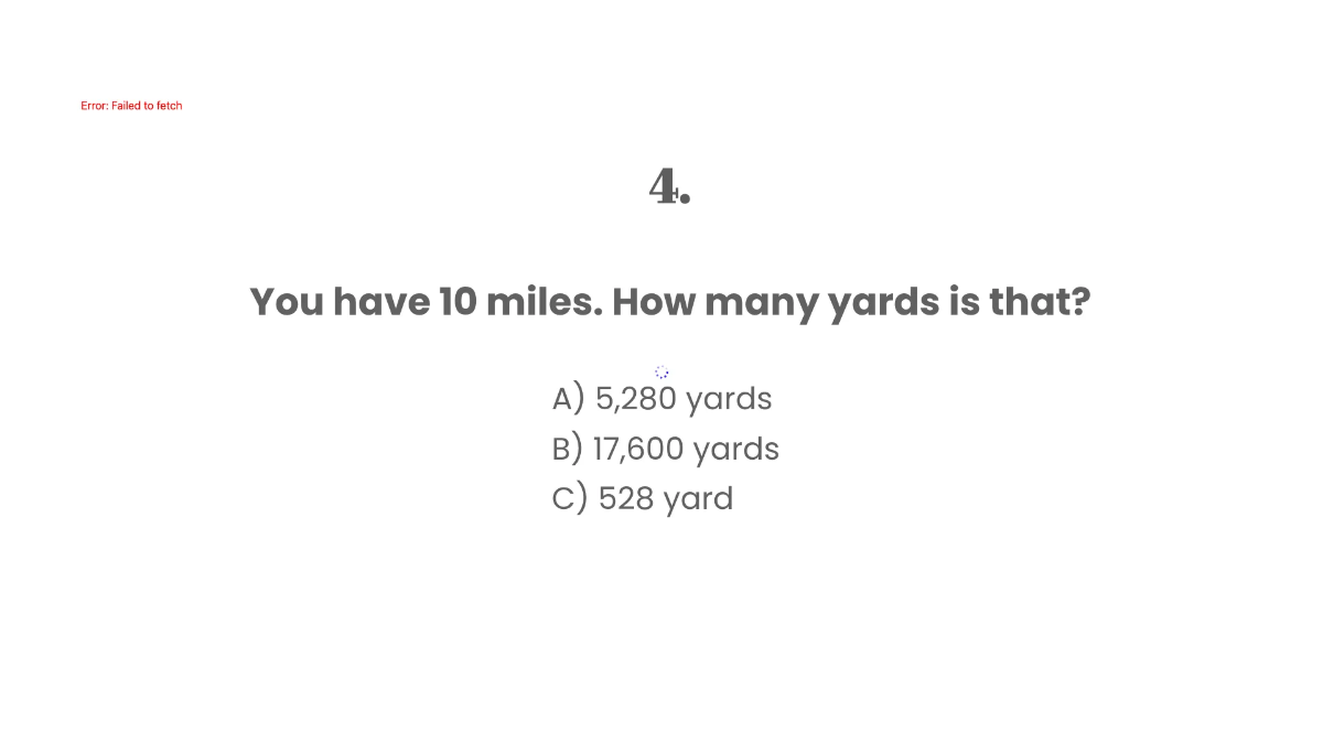 Free Customary Units of Distance Template to Edit Online