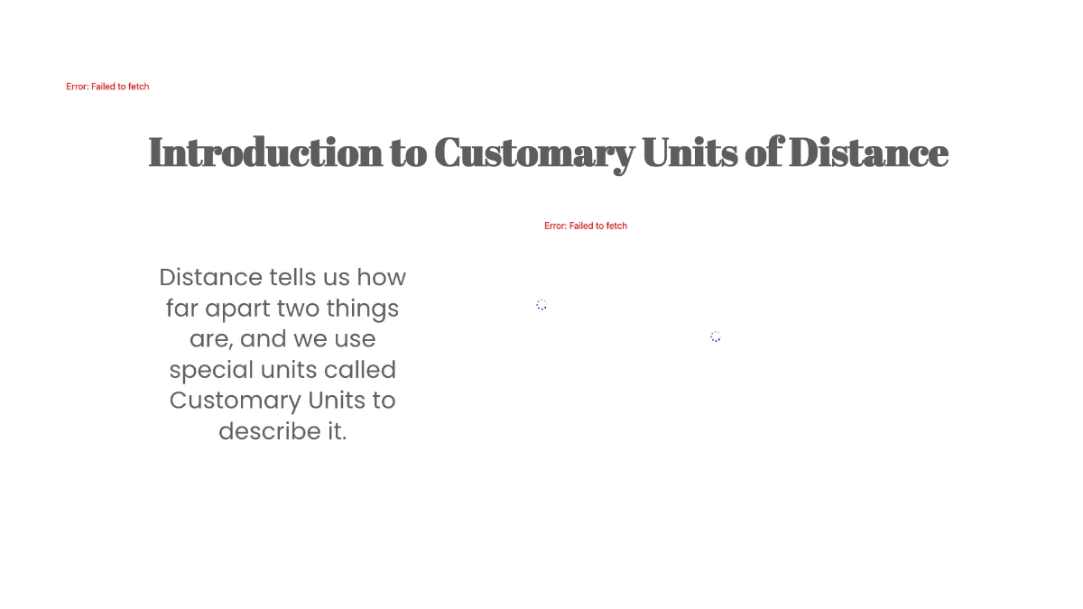 Free Customary Units of Distance Template to Edit Online