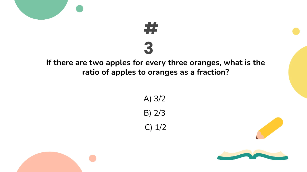 Free Writing A Ratio Using A Fraction Template to Edit Online