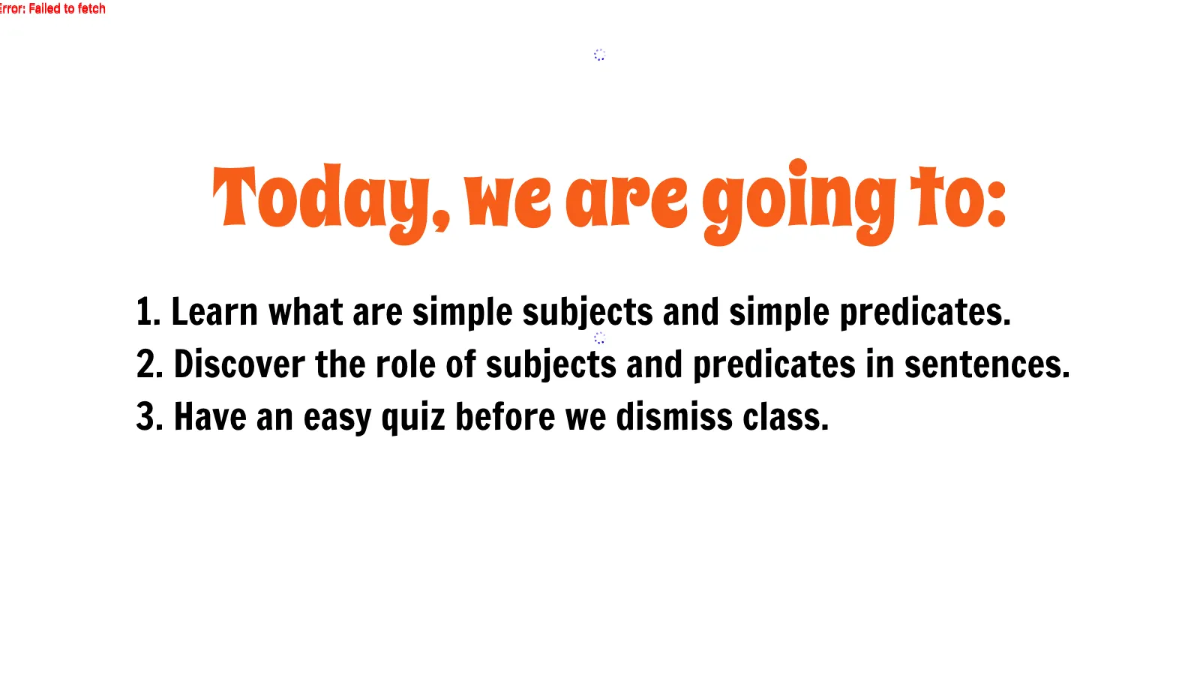 Free Simple Subject and Simple Predicate Template to Edit Online