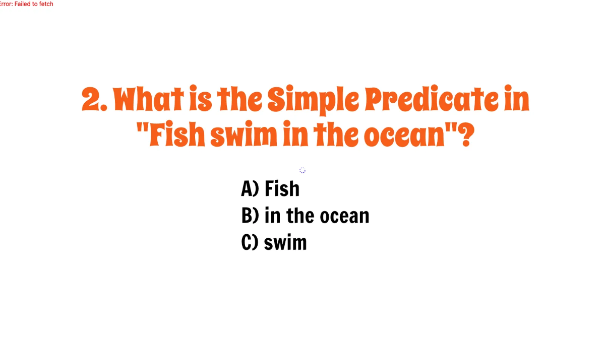 Free Simple Subject and Simple Predicate Template to Edit Online